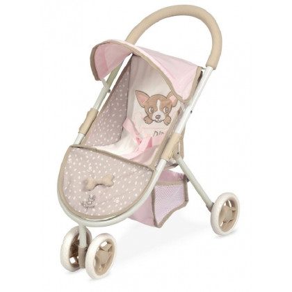 Stroller for dolls three-wheeled 55cm