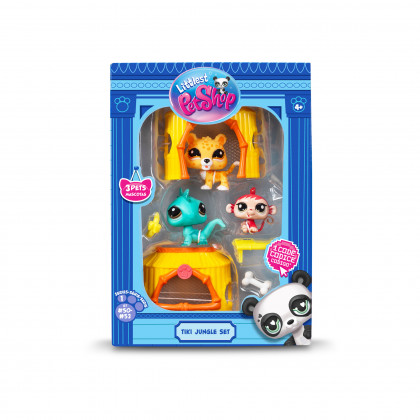 LPS SET OF 3 FIGURINES - TIKI JUNGLE
