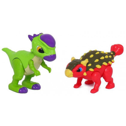 Dinosaurs figurines set of 2 pcs