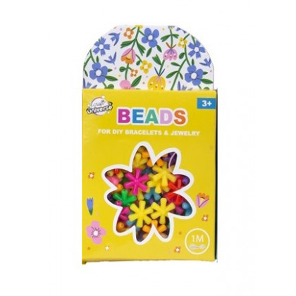 Bead set - stars + 1 meter cord