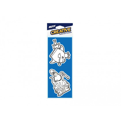 Water painting - 2 pcs foam stickers