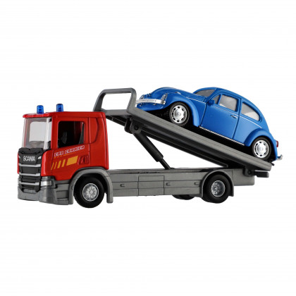 WELLY MODELS Scania P320 + Car