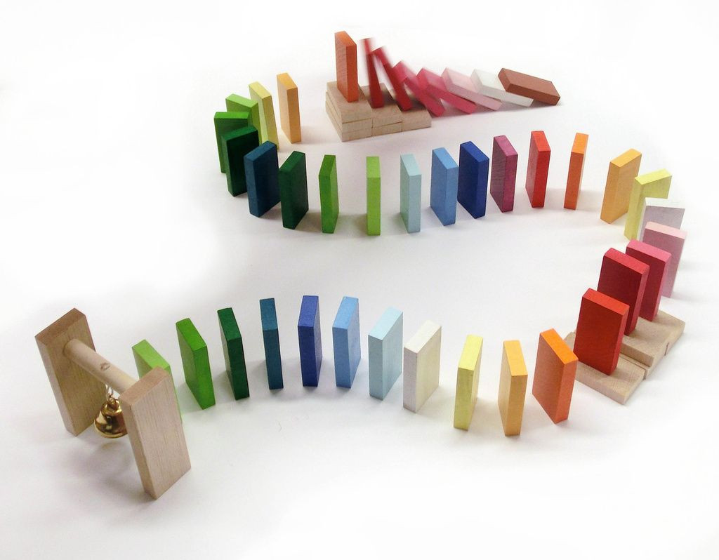 the domino track with bell