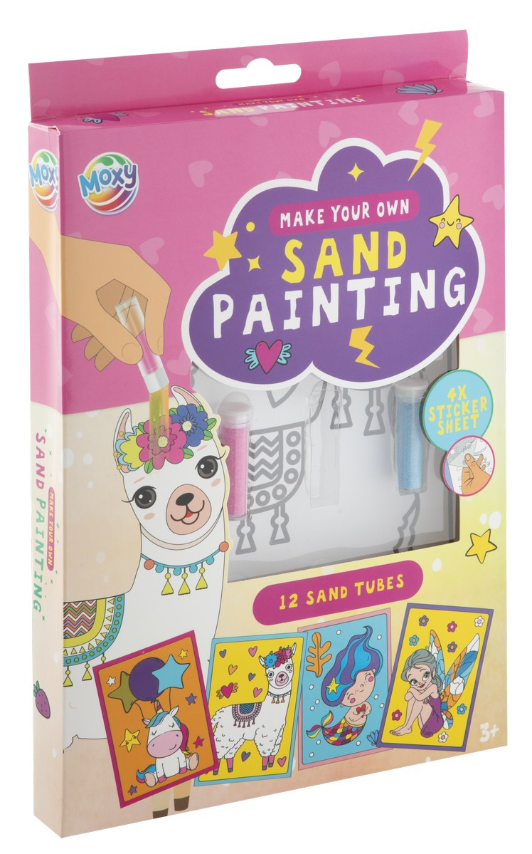 Creative set sand painting 4 sheets