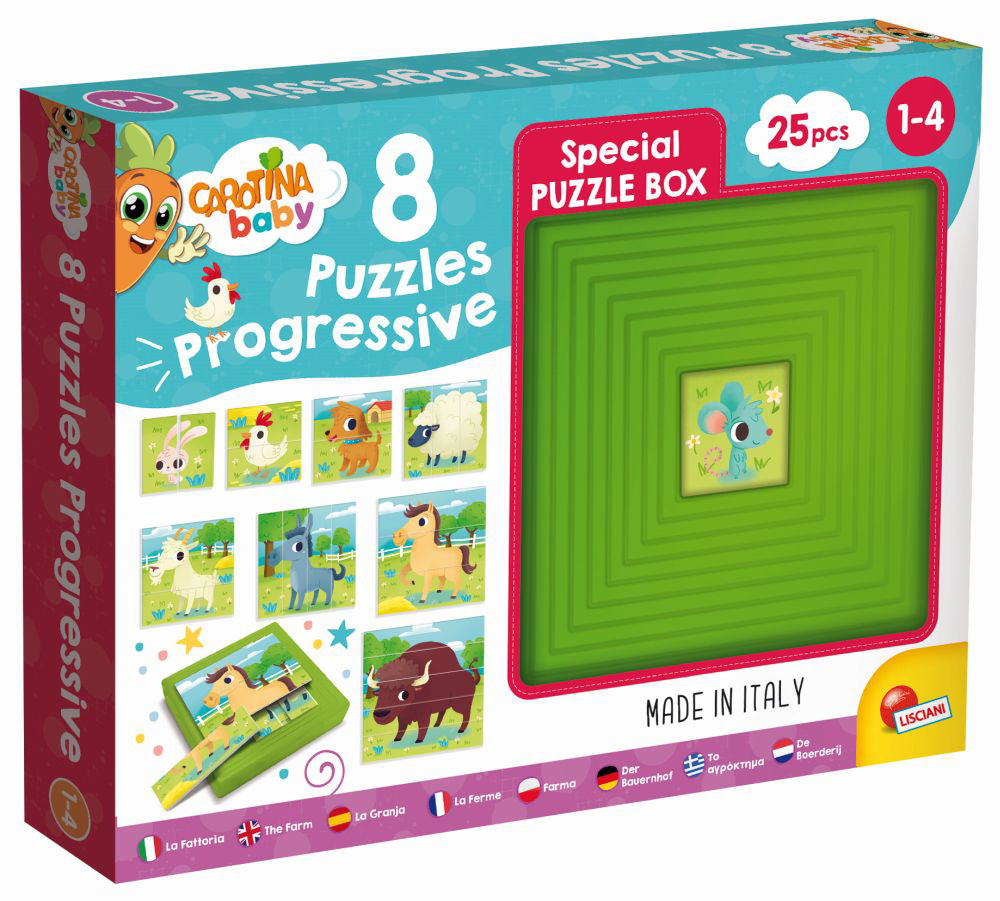 CAROTINA BABY 8 PUZZLE - Farm