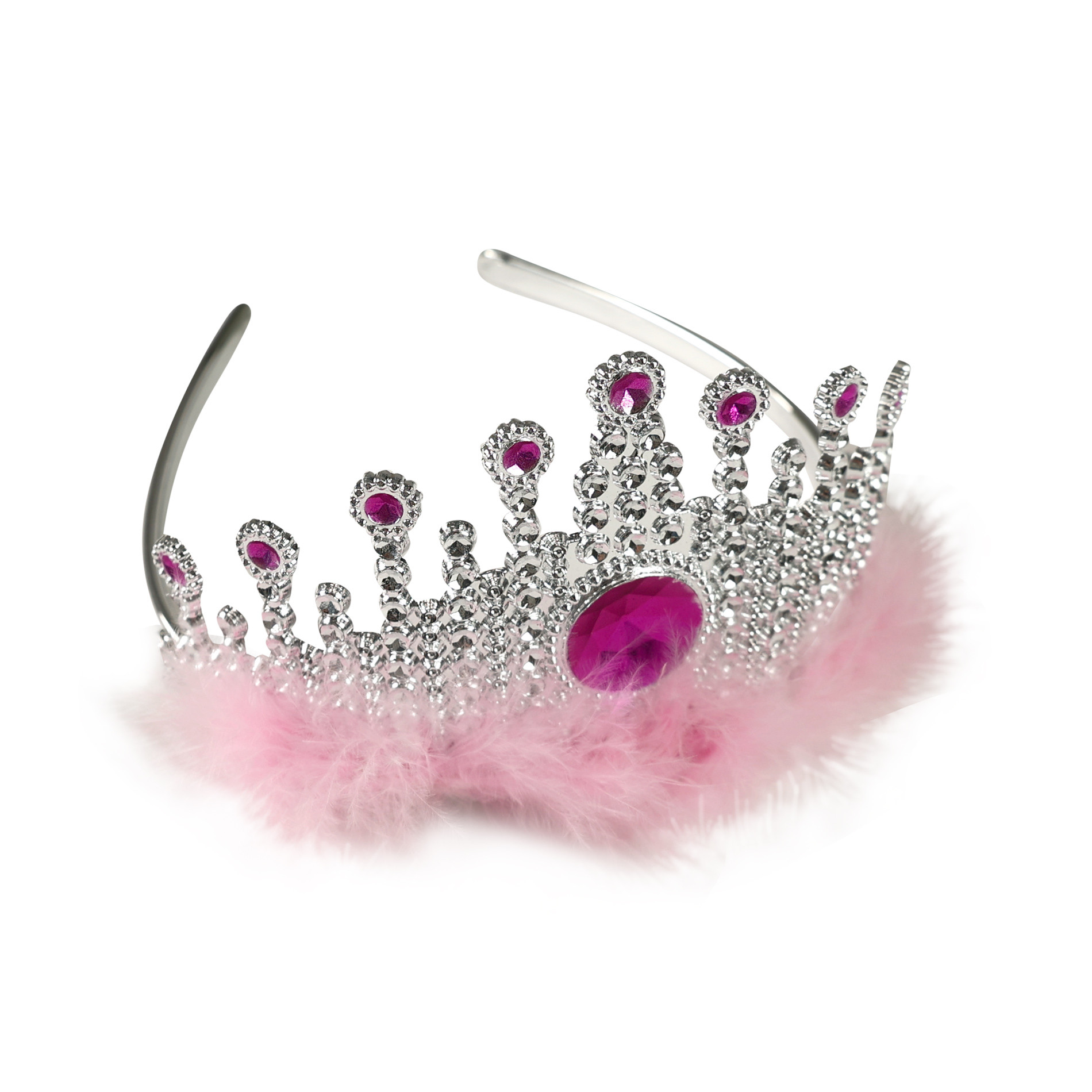 the princess crown with feathers