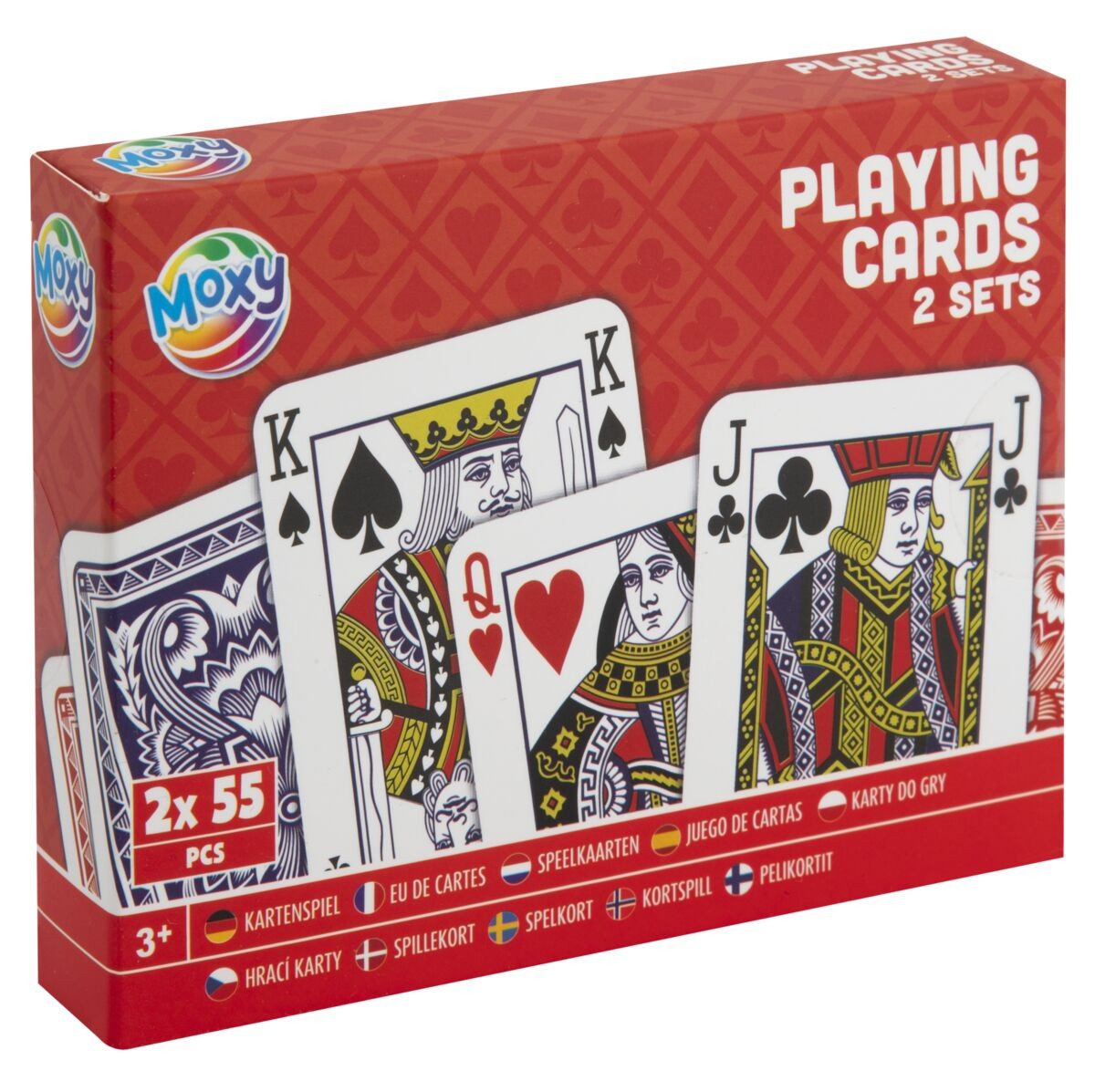 Playing cards 2x55 Canasta cards in a box