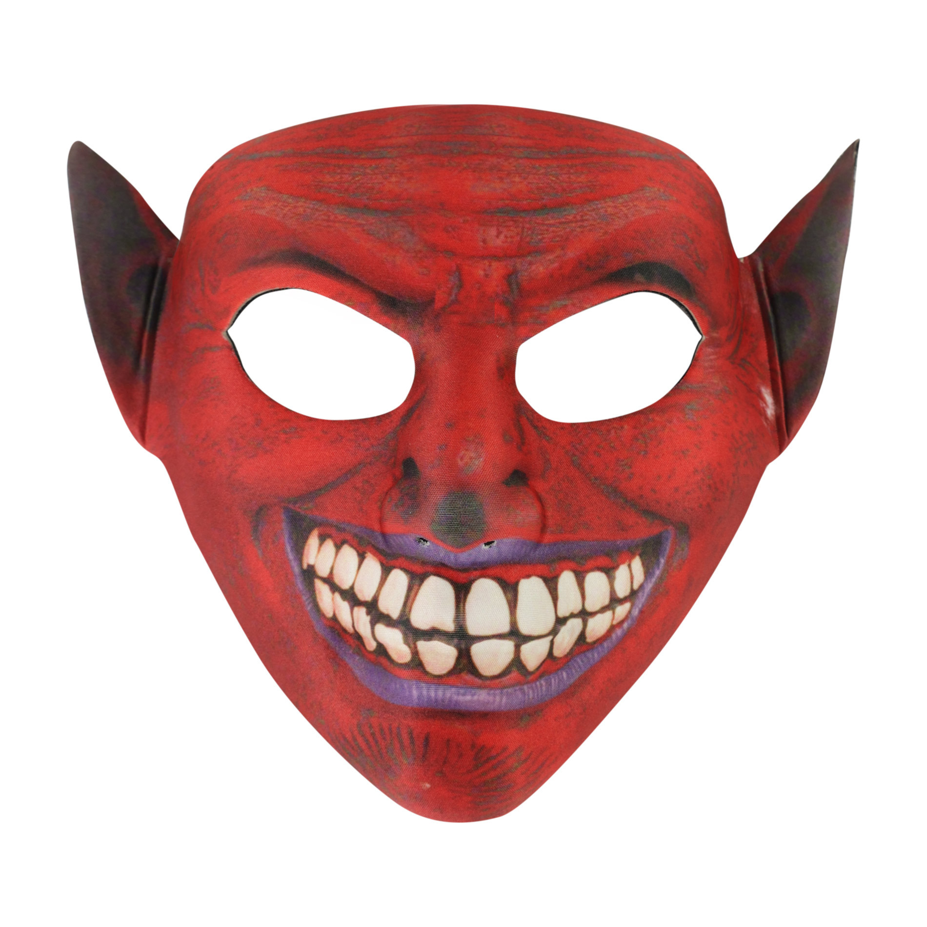 Devil textile mask for adults