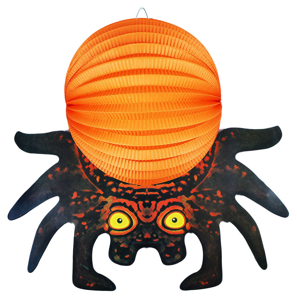 Lantern Halloween spider 3D 25 cm
