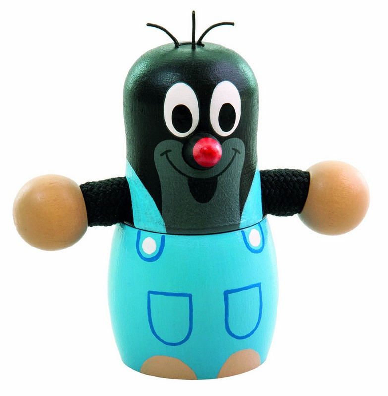 Wooden money box Mole