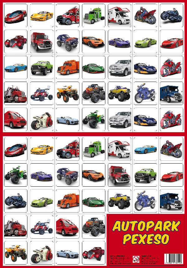 the pexeso memory game - the Car