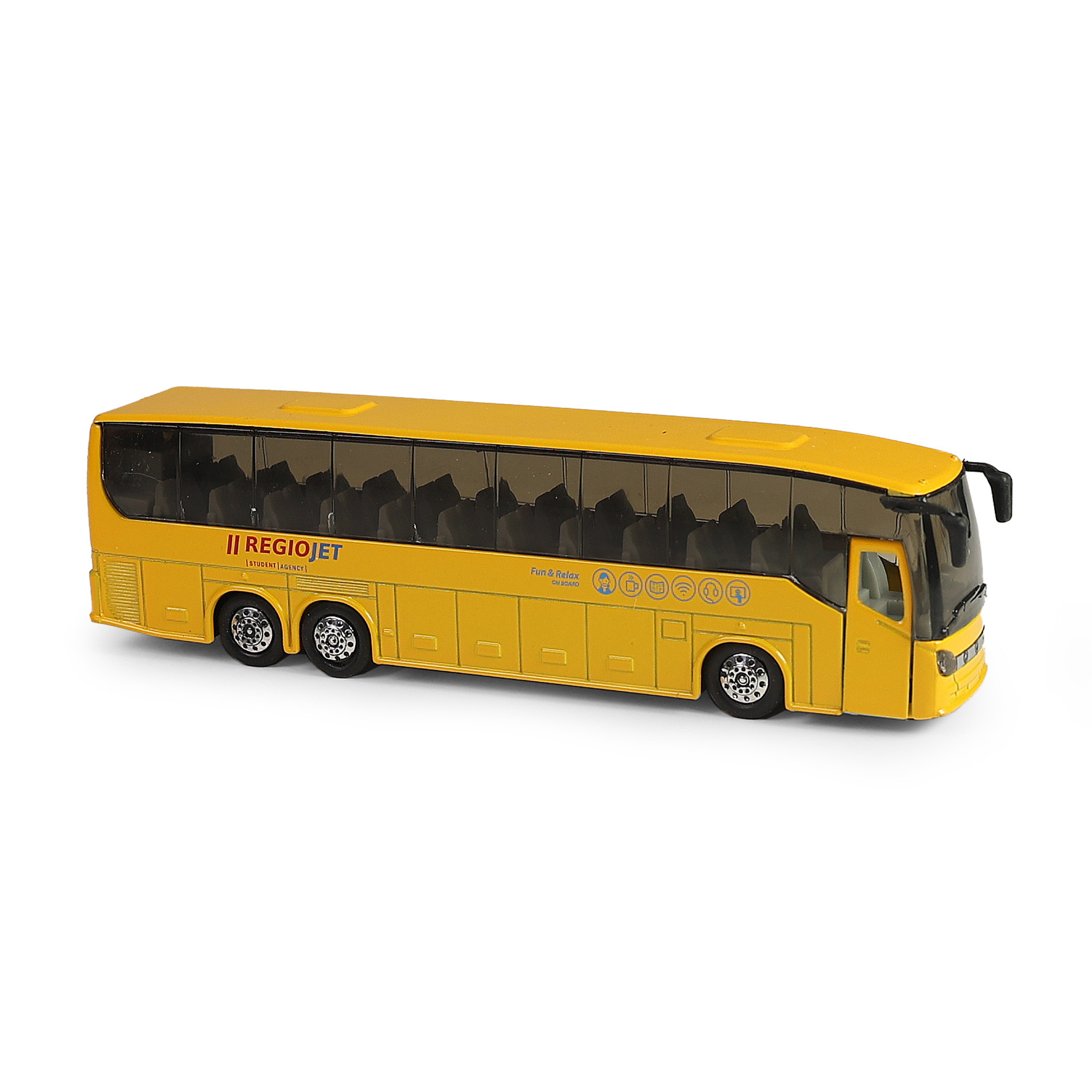 Metal bus RegioJet 19 cm