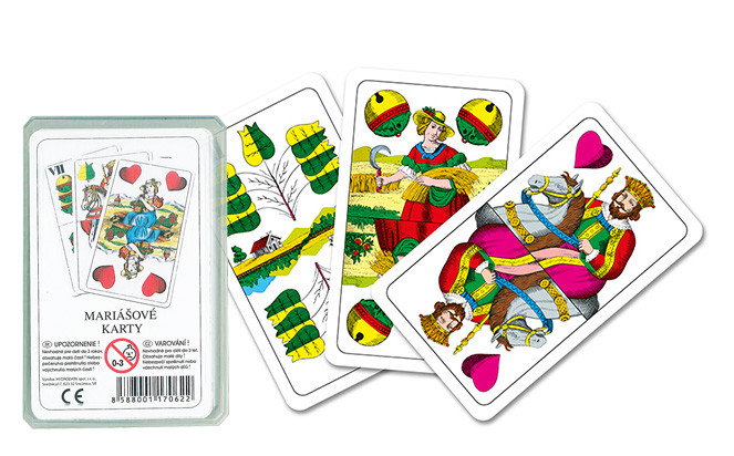 the marriage card game, plastic box