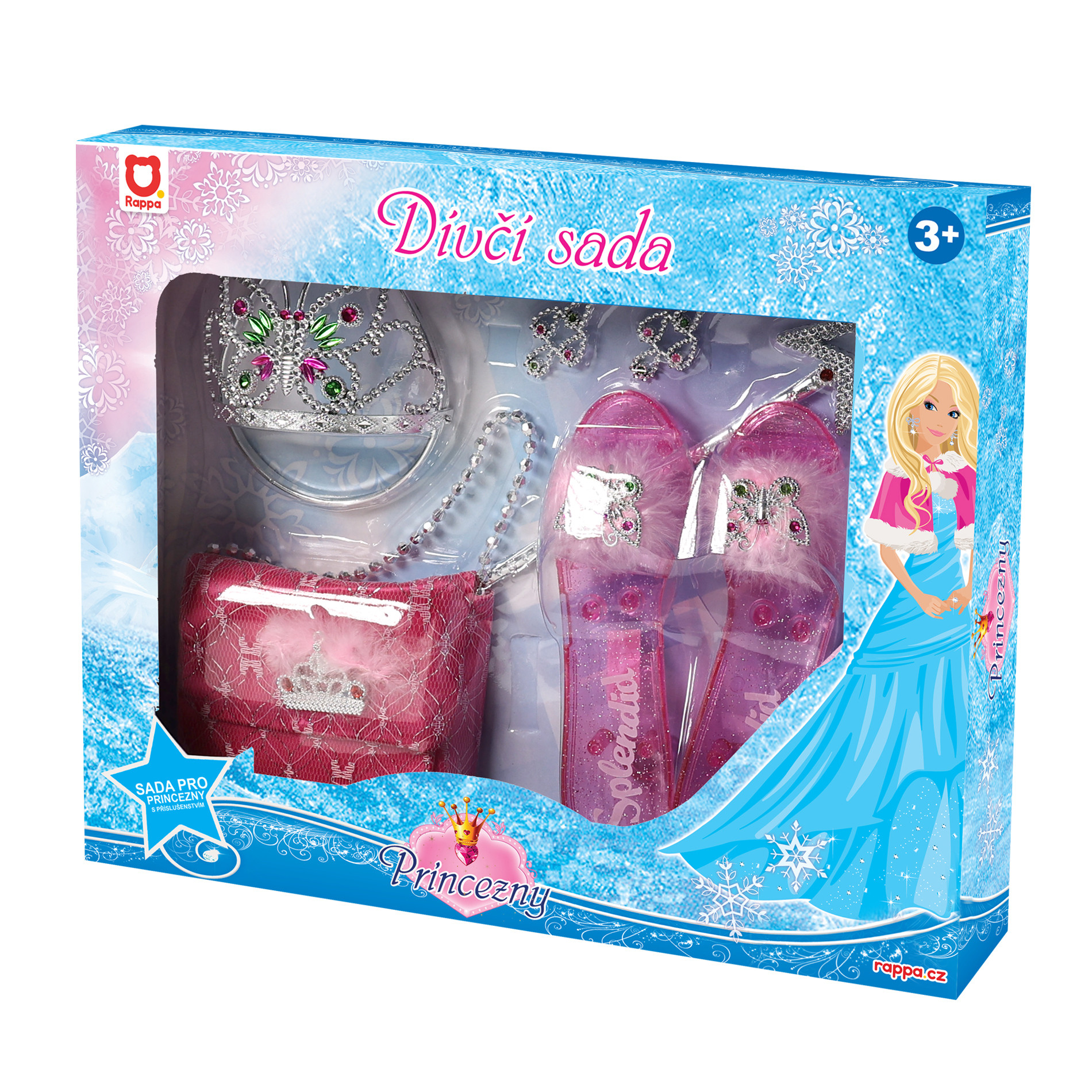 Set of princess with pink accessories