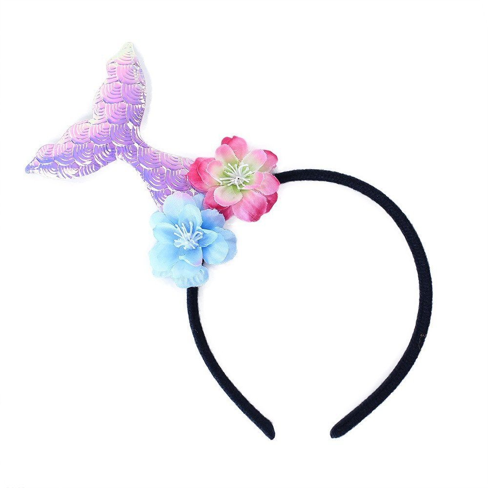 the Mermaid purple headband