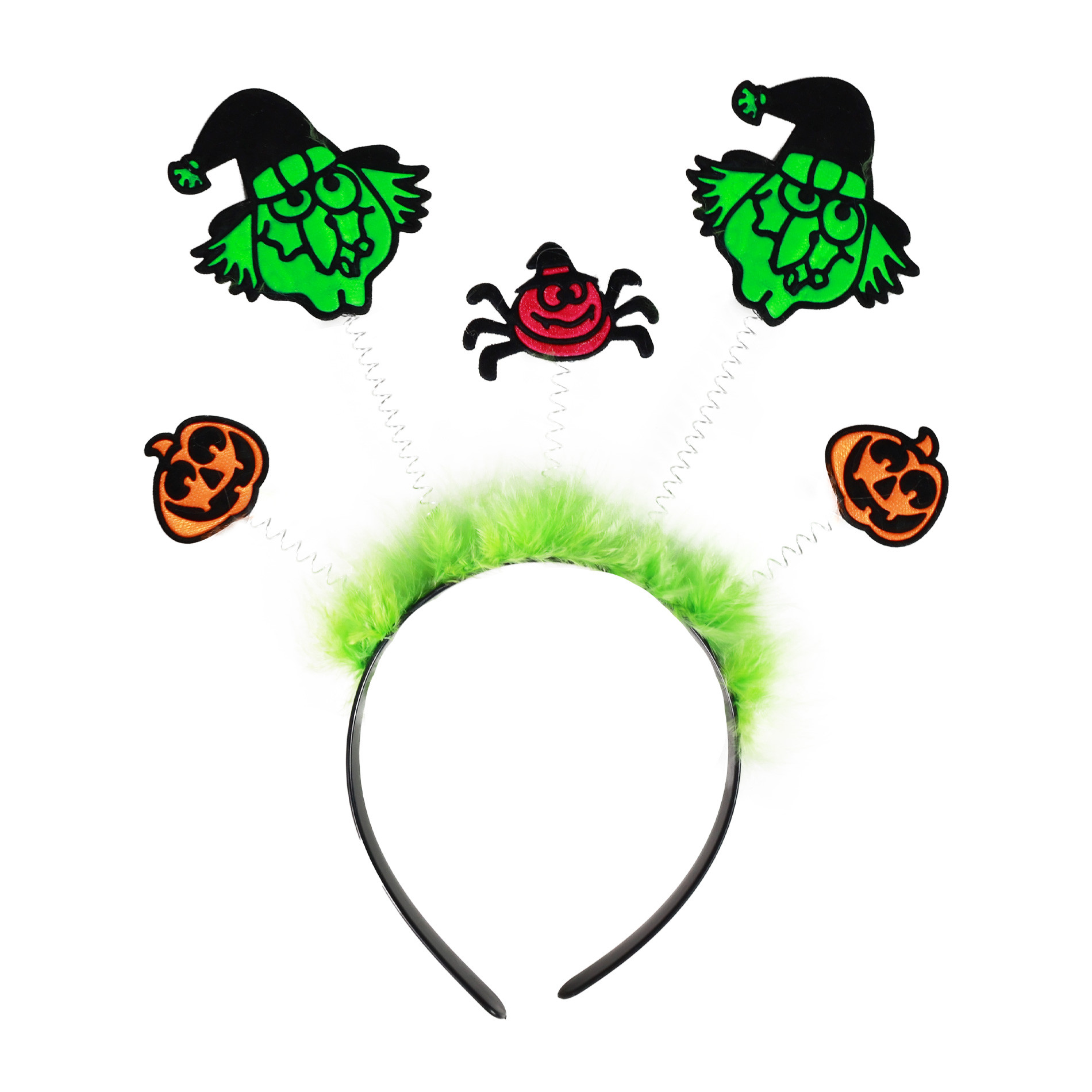 witch / halloween headband with pumpkins