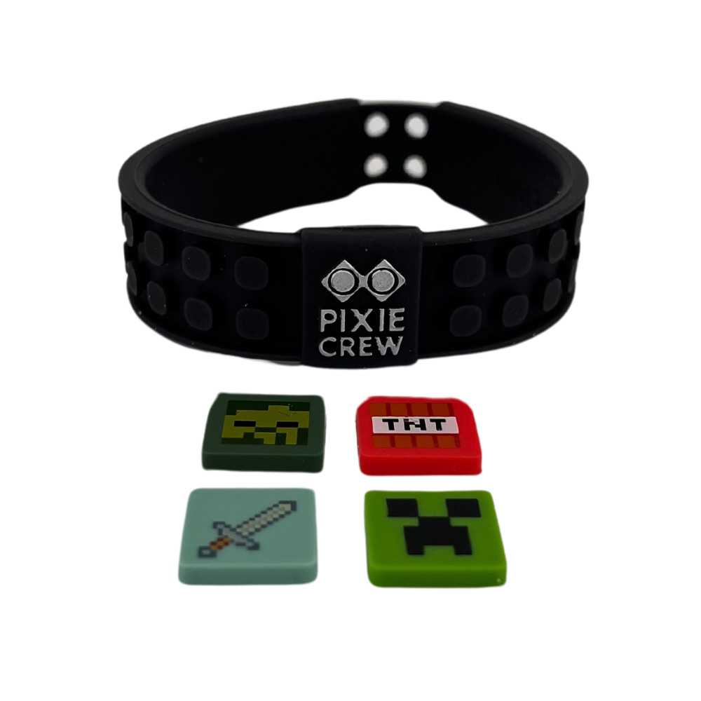 PIXIE CREW & MINECRAFT Bracelet black