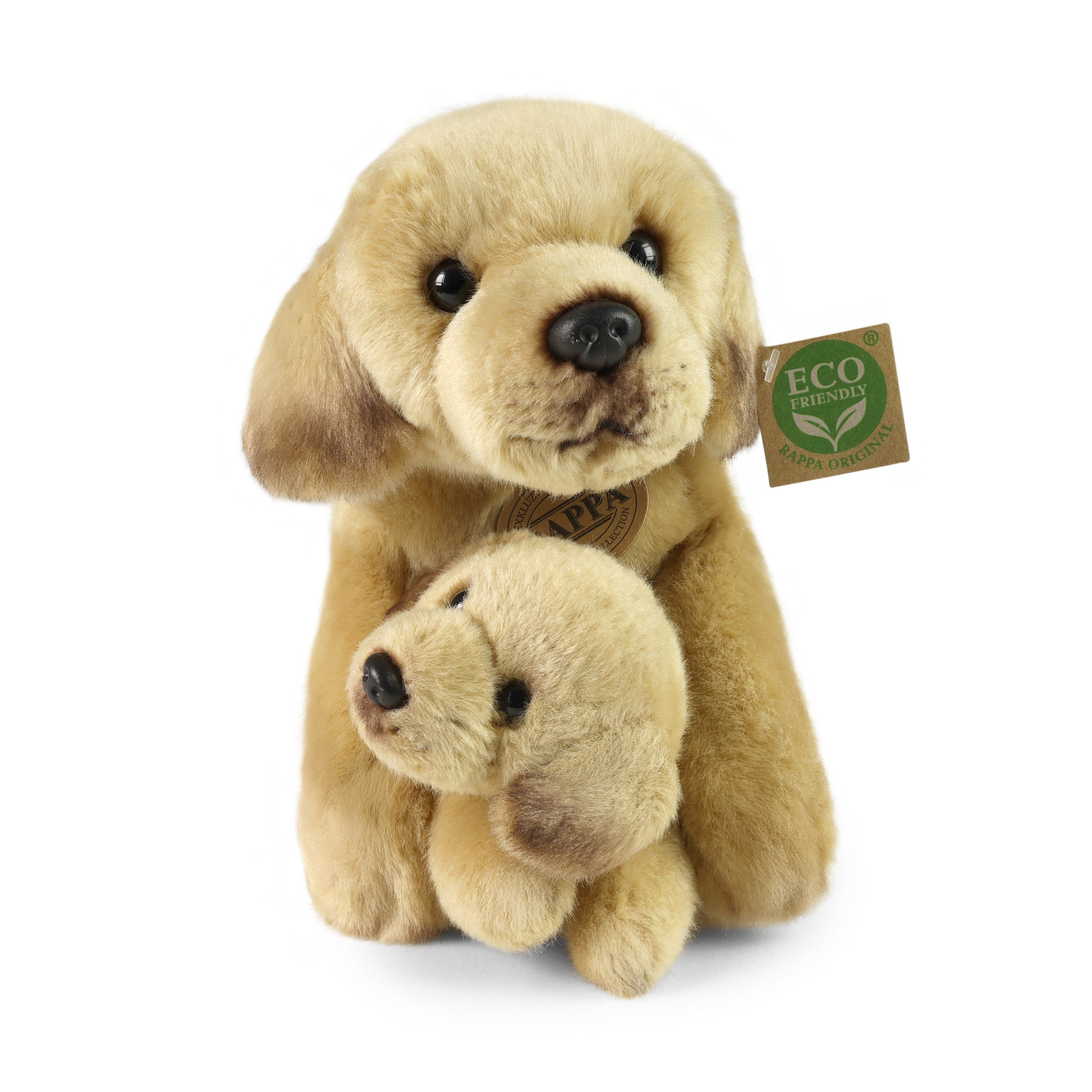 Plush Labrador with pup 25cm ECO-FRIENDLY