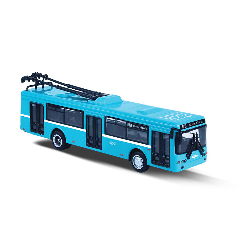 Trolleybus DPO Ostrava metal, 16 cm