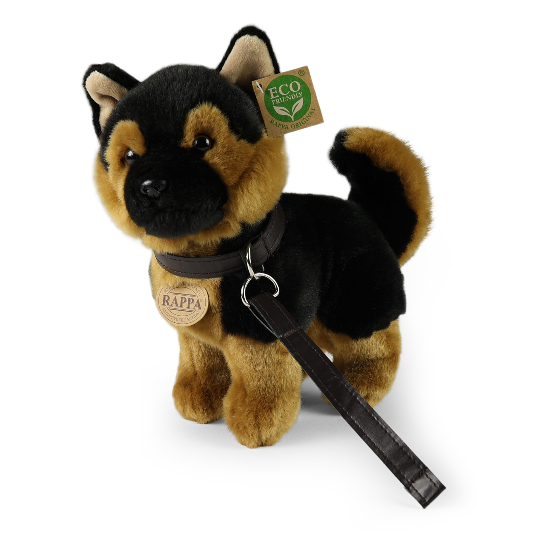 Plush German Shepherd 23 cm ECO-FRIENDLY