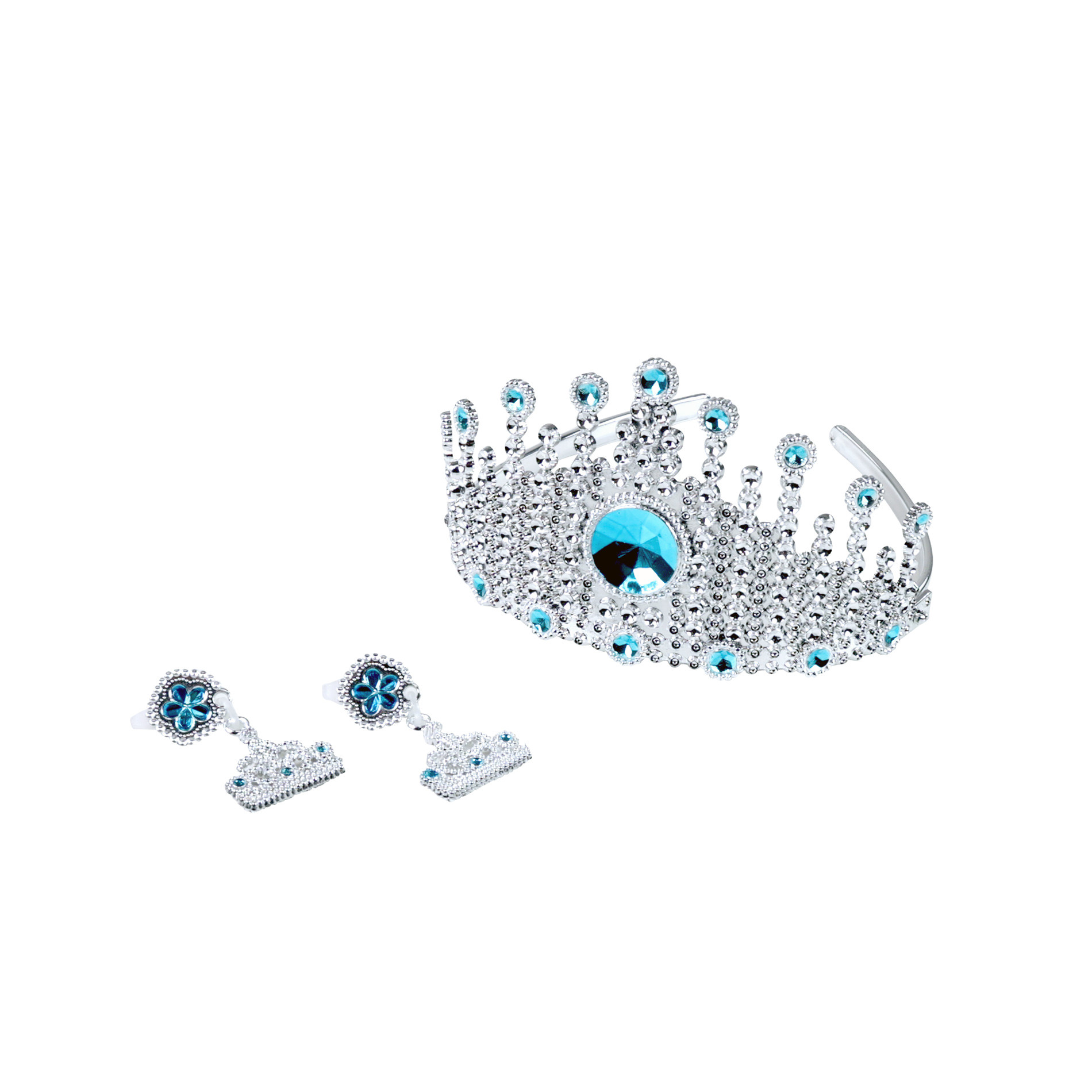 Winter crown princess with earrings