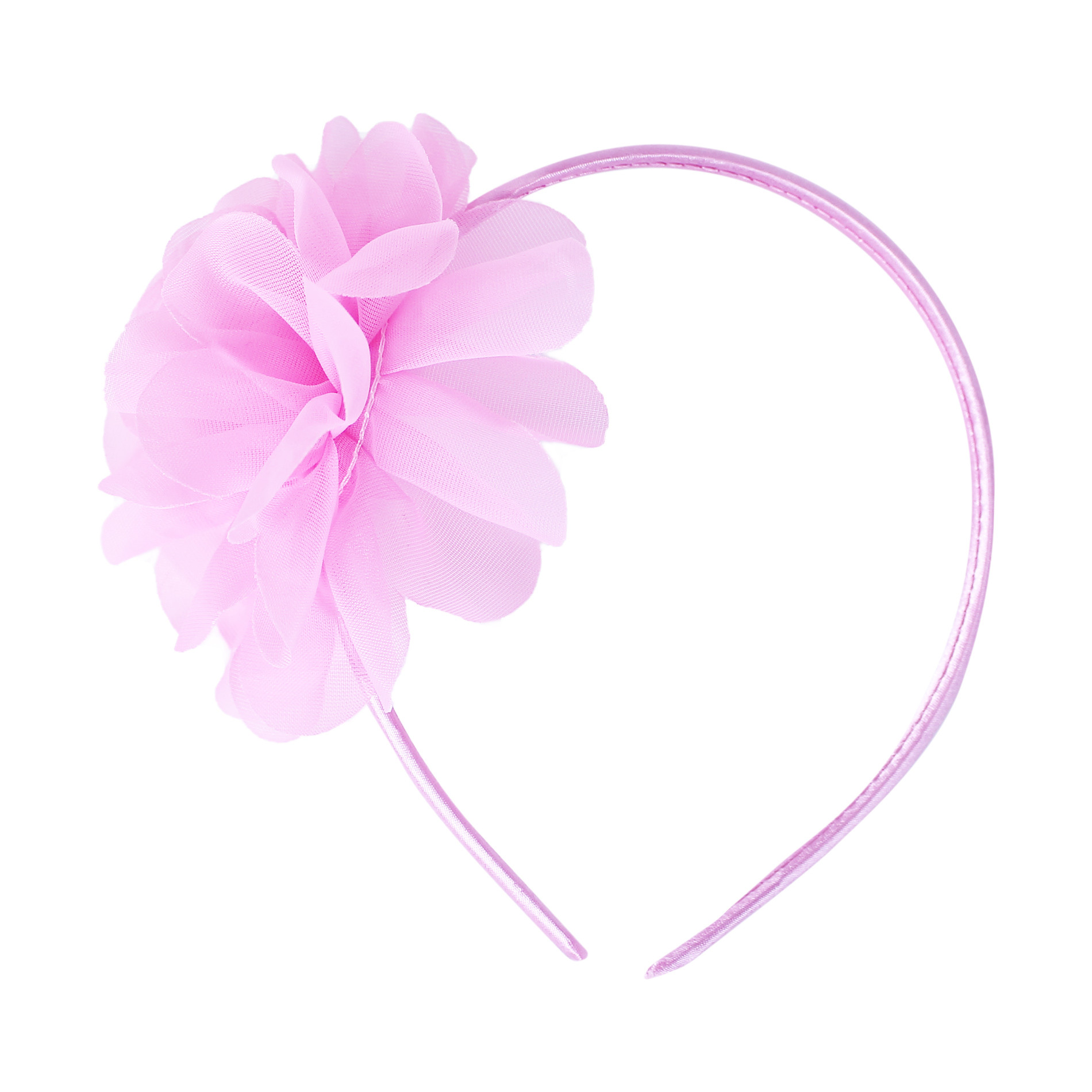Children pink flower headband