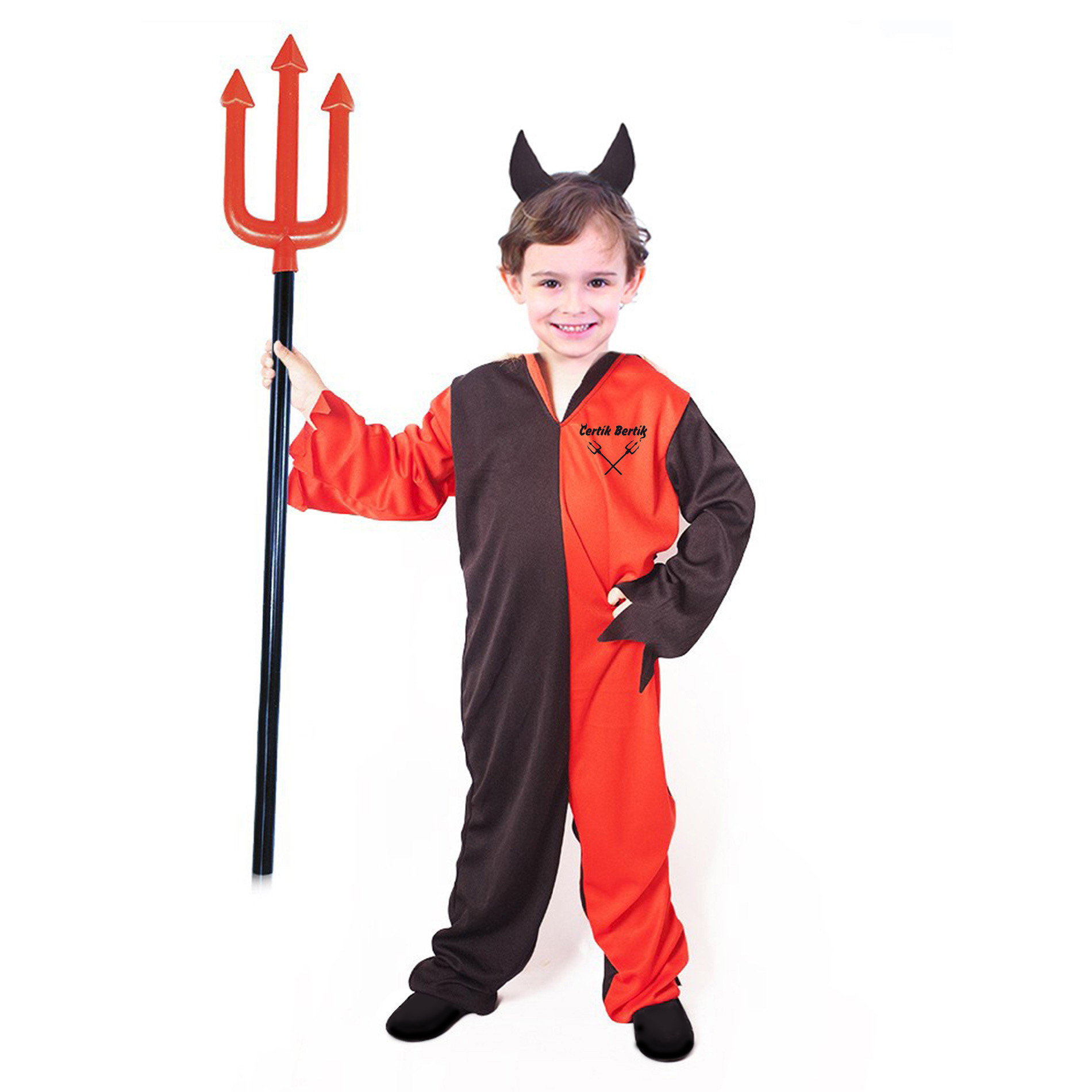 Children costume - devil with headband (M) e-pack