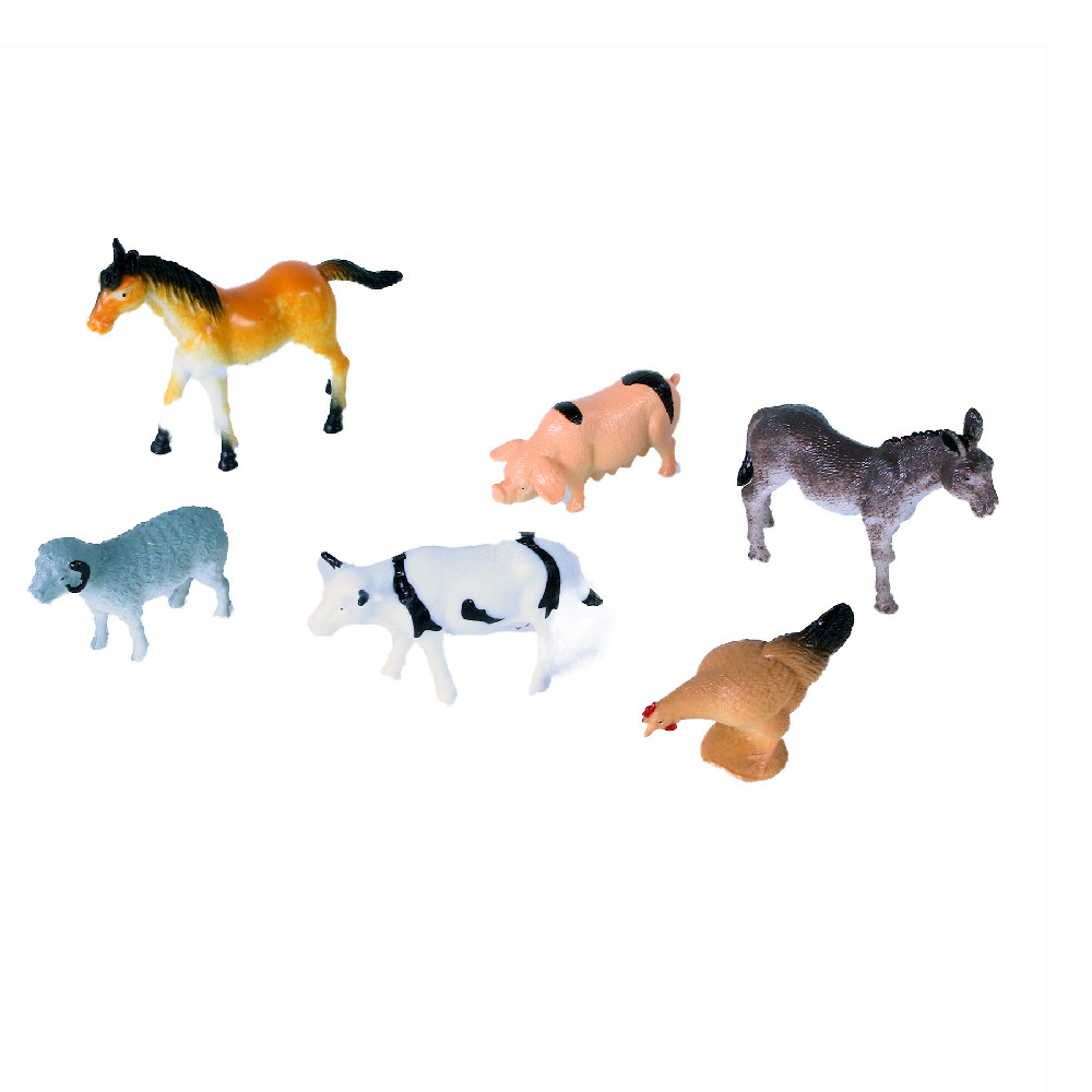 Domestic animals 6 pcs per pack