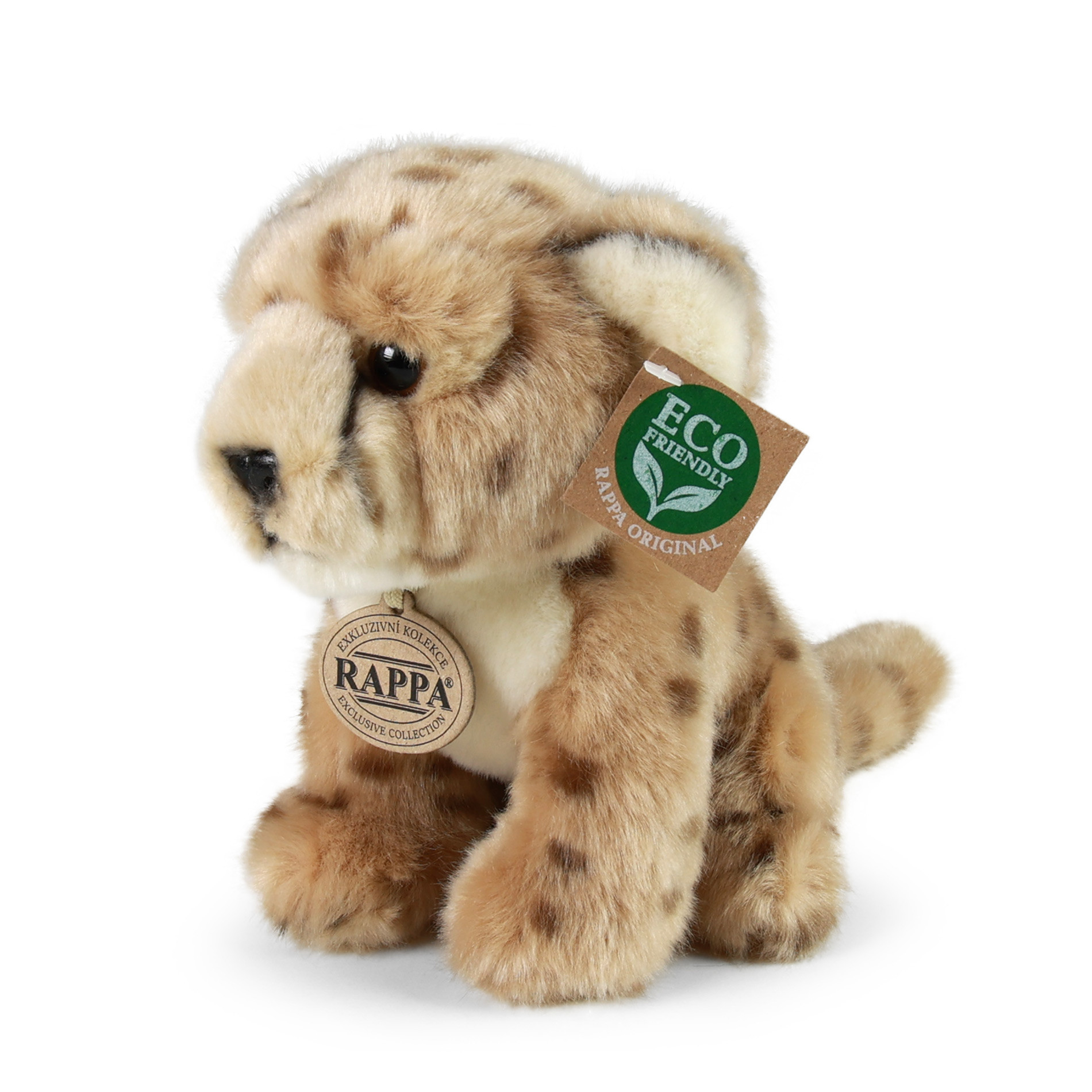 Plush cheetah 18 cm ECO-FRIENDLY
