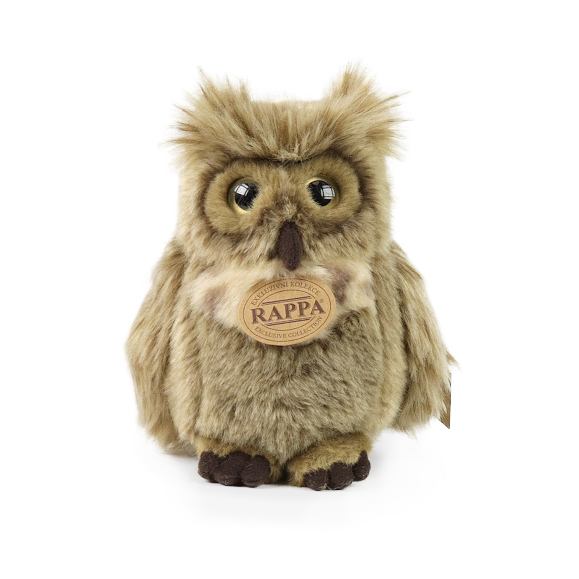 Plush eagle-owl 17 cm ECO-FRIENDLY