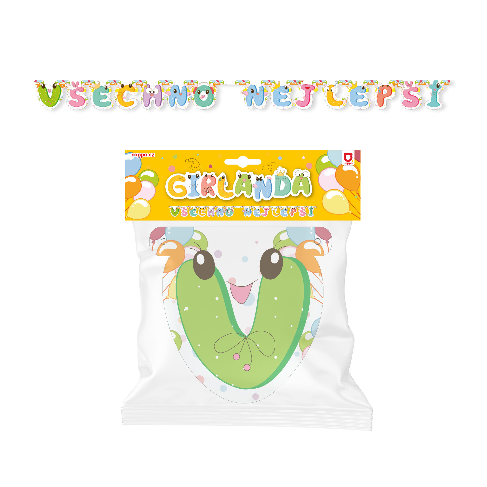 the garland Vsechno nejlepsi