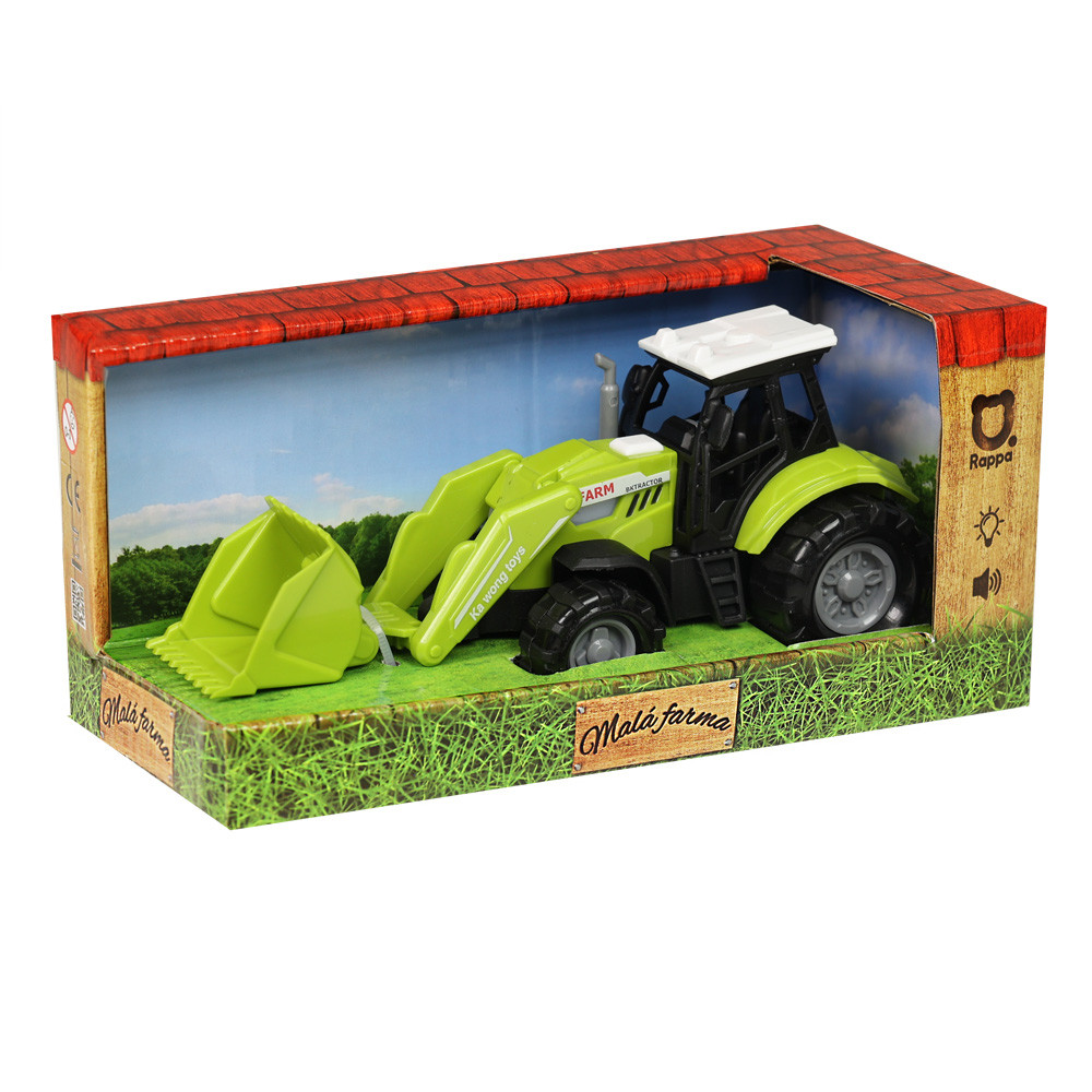 Tractor with a spoon, sound and light