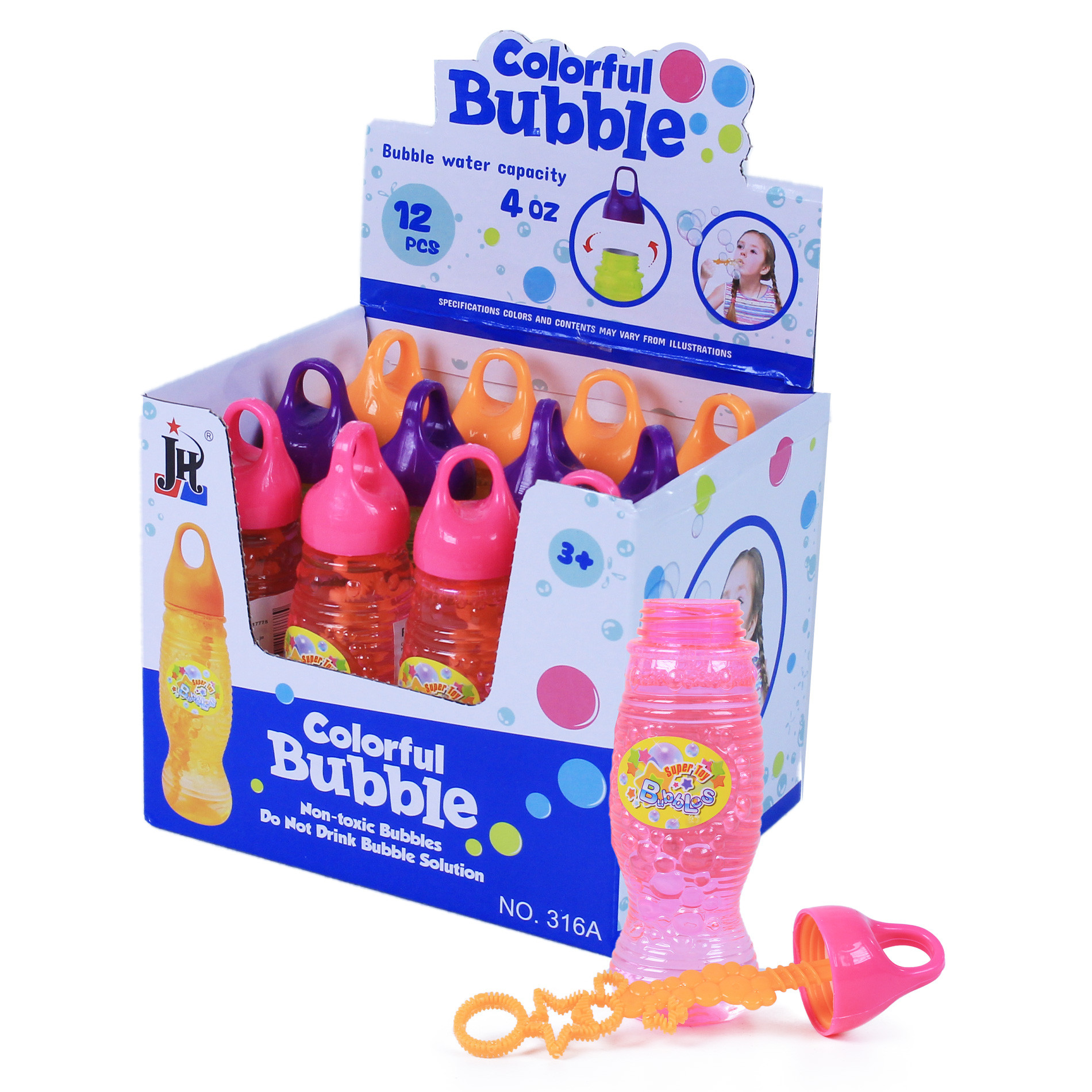 Buble blower bottle 3 colors