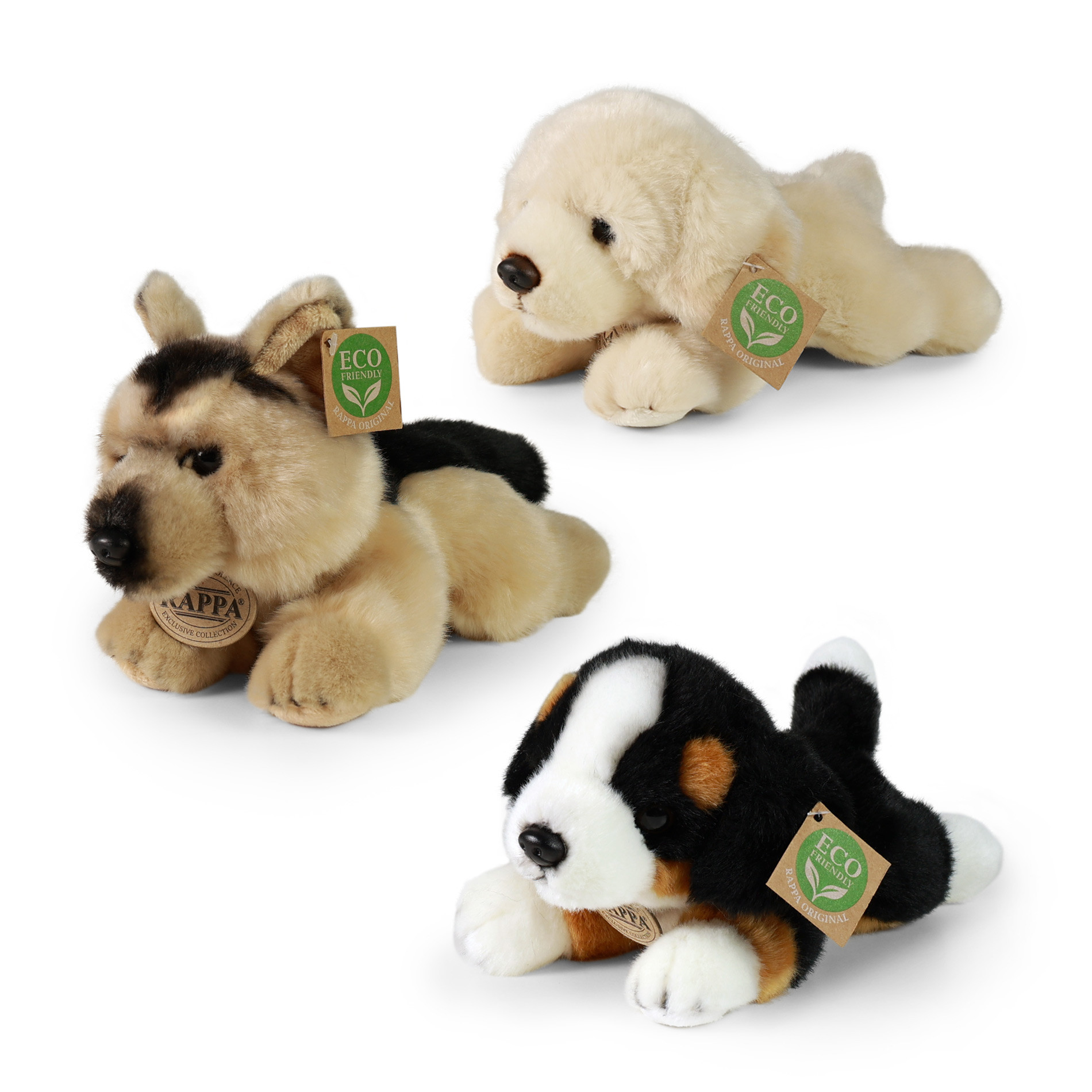 Plush dogs assort 20 cm ECO-FRIENDLY