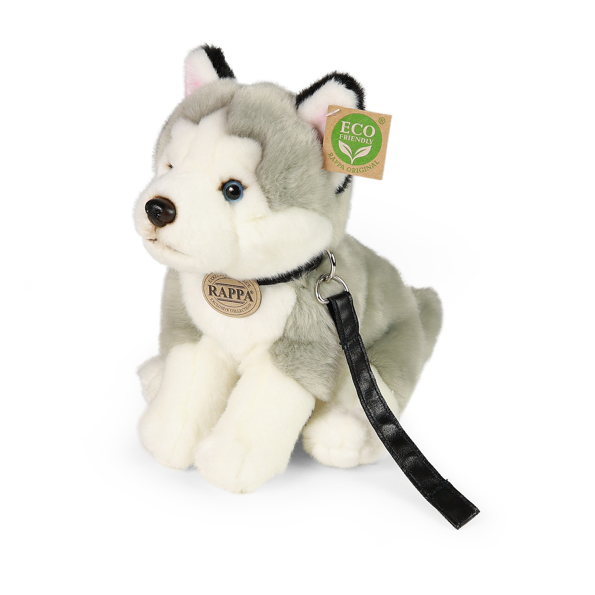 Plush husky dog 28 cm ECO-FRIENDLY