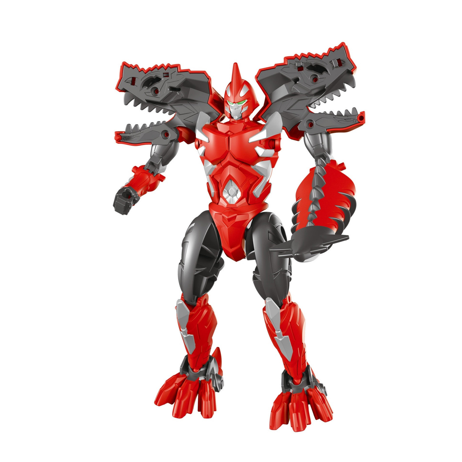Red dinosaur transformation