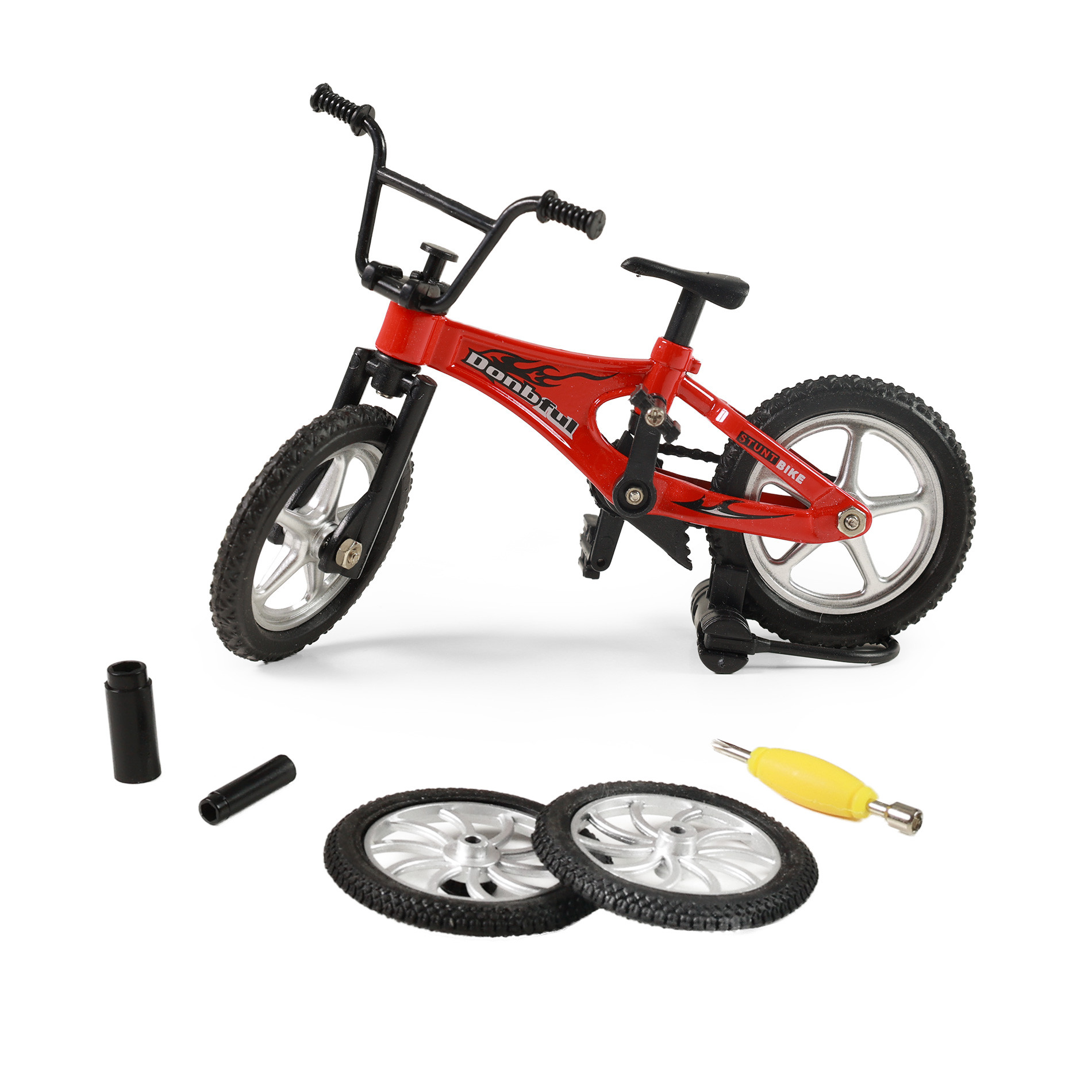 Bicycle/fingerbike screw-on