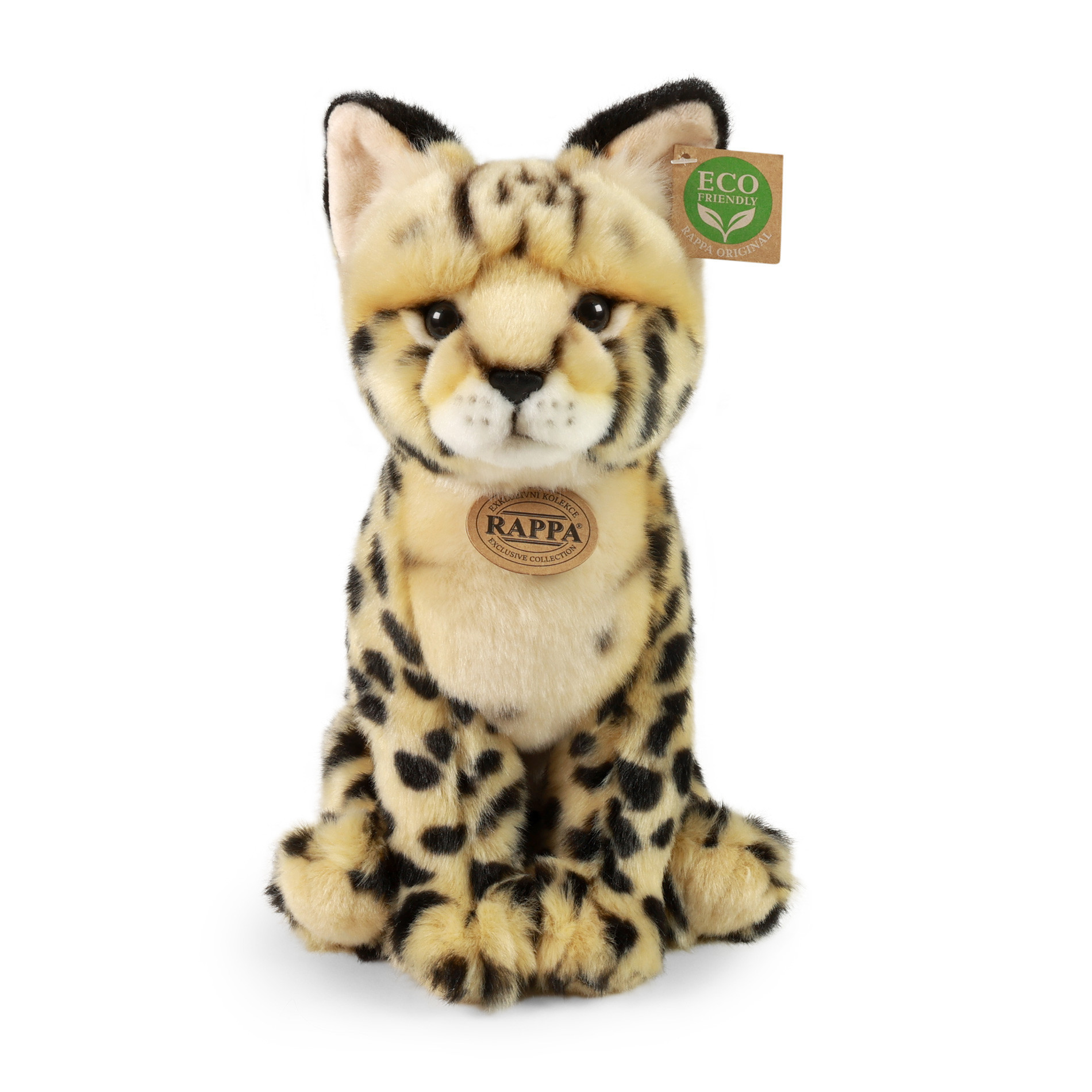 Plush serval 30 cm ECO-FRIENDLY