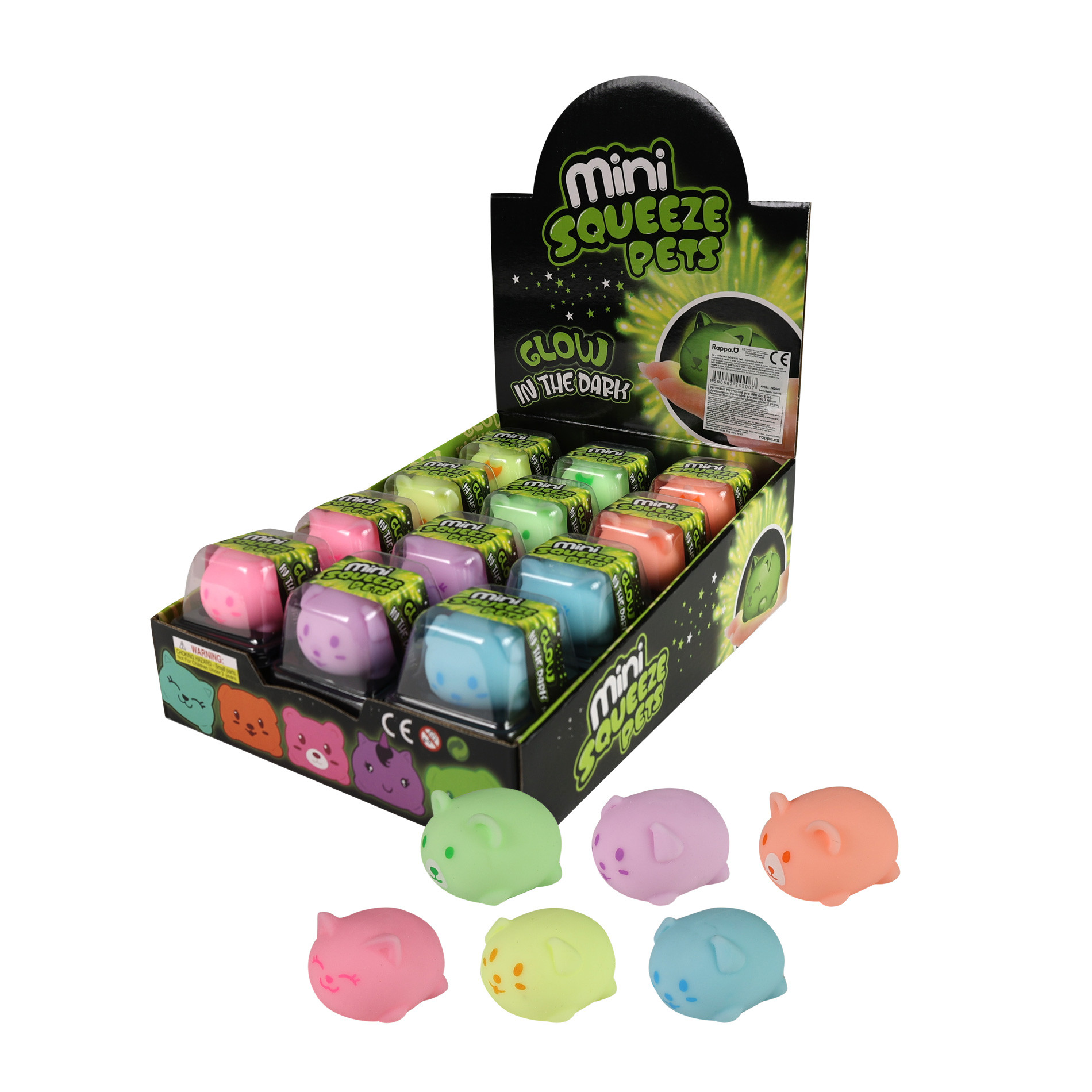 Squishy animal glows in the dark
