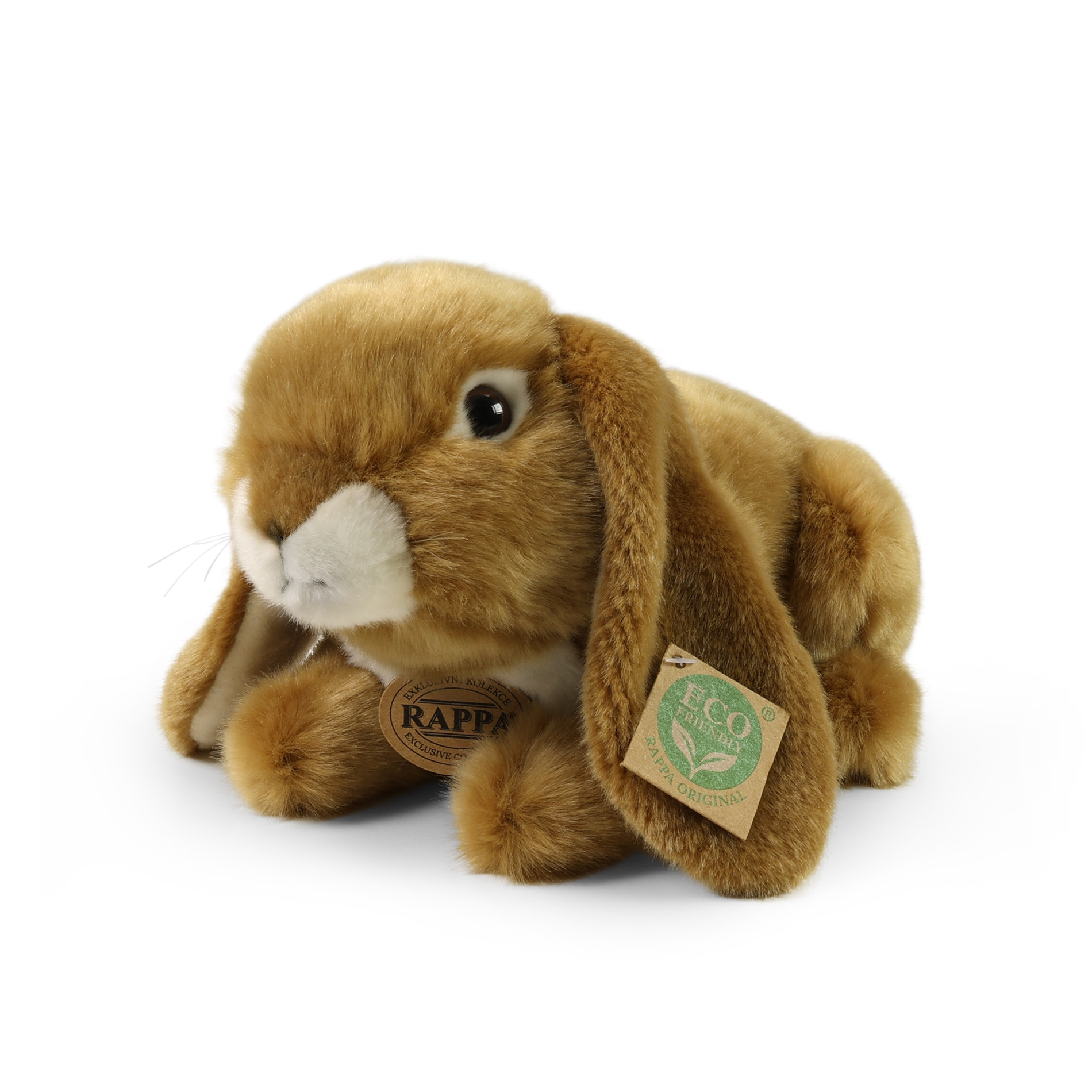 Plush brown rabbit 25 cm ECO-FRIENDLY