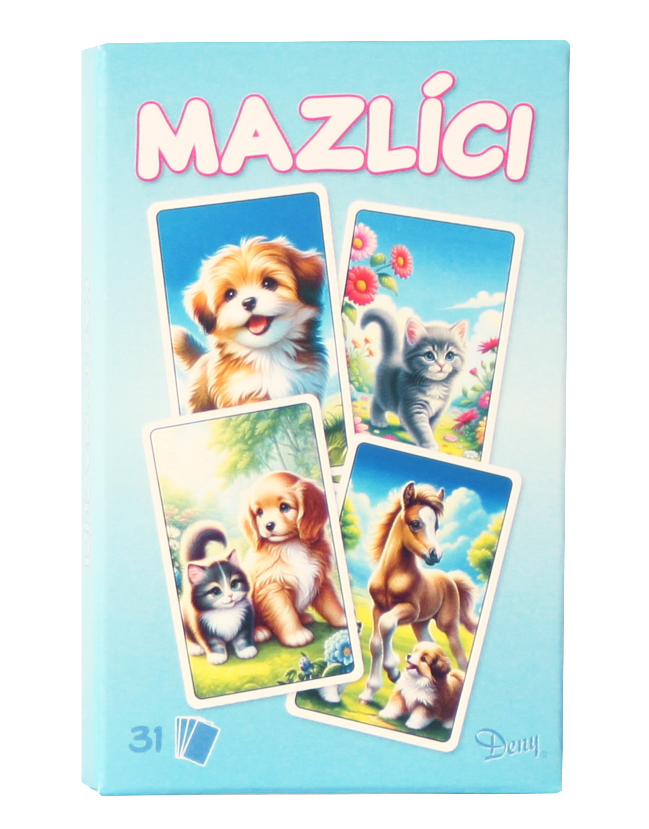 Black Peter cards animal pets blue + 2 card games