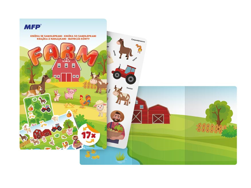 Sticker book Farm 17 stickers
