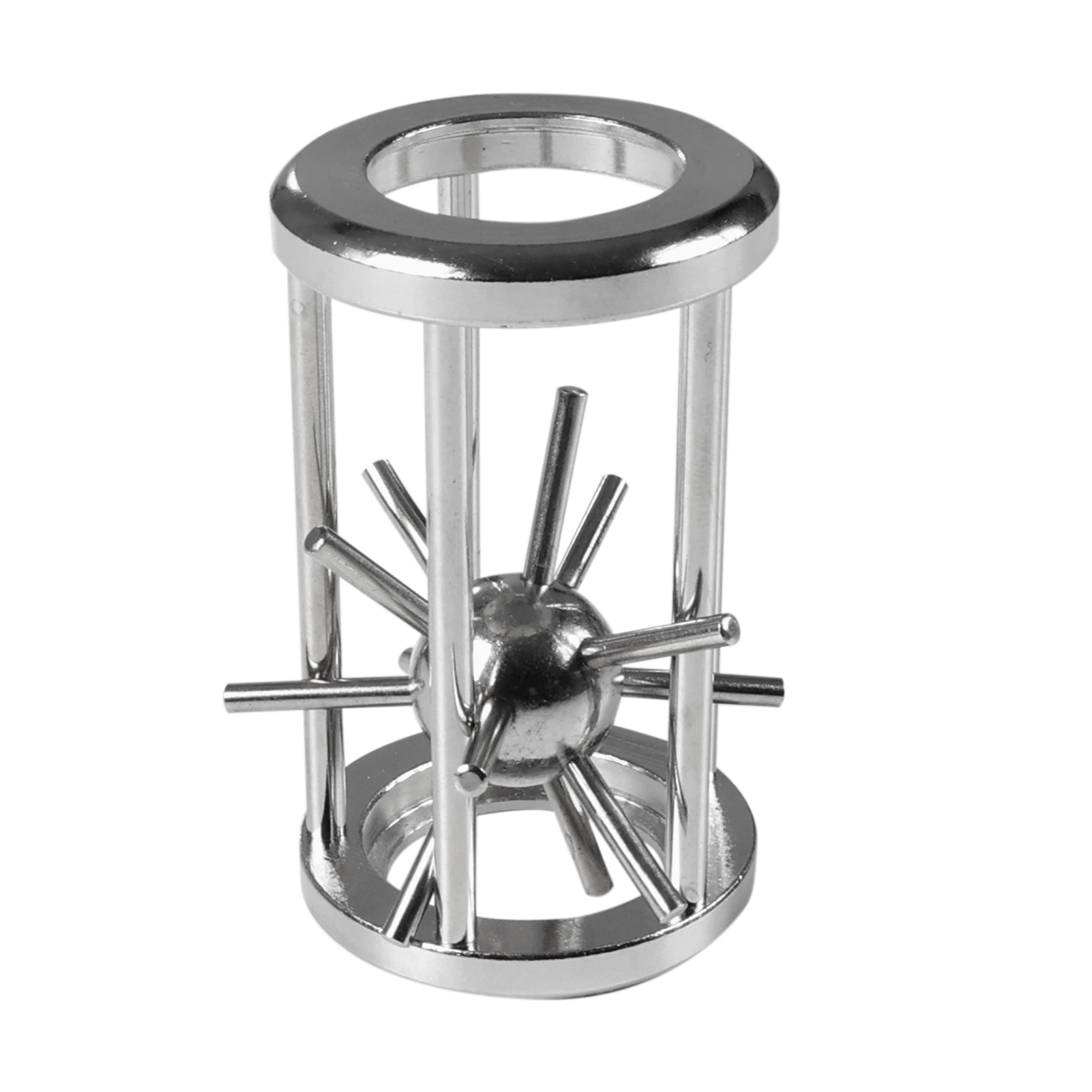 the metallic conundrum-hedgehog in cage