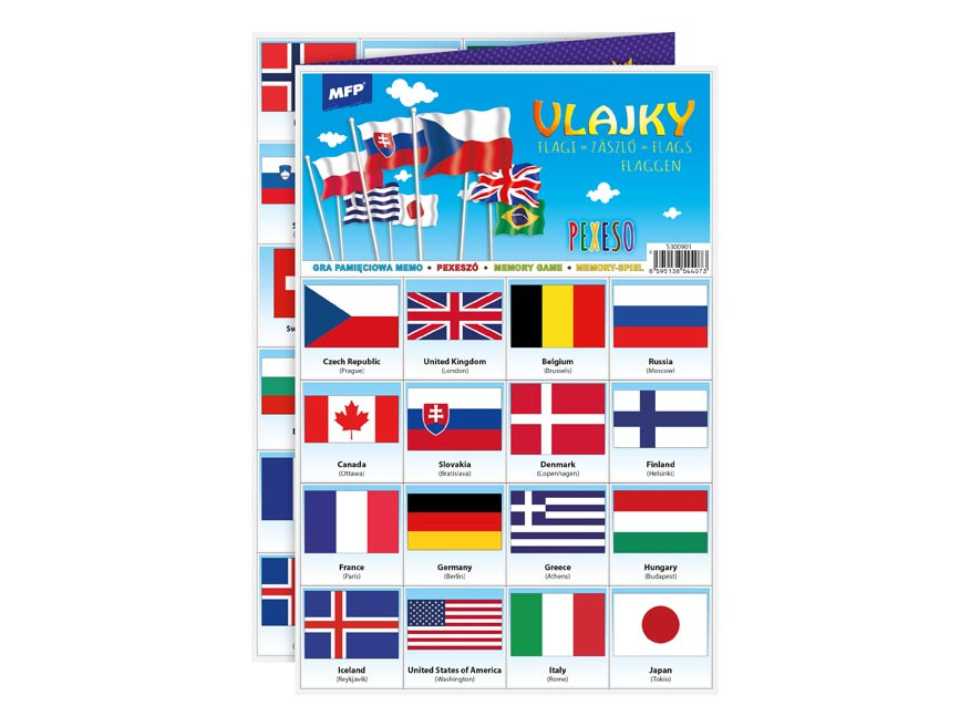 Pexeso MFP 3xA4 Flags