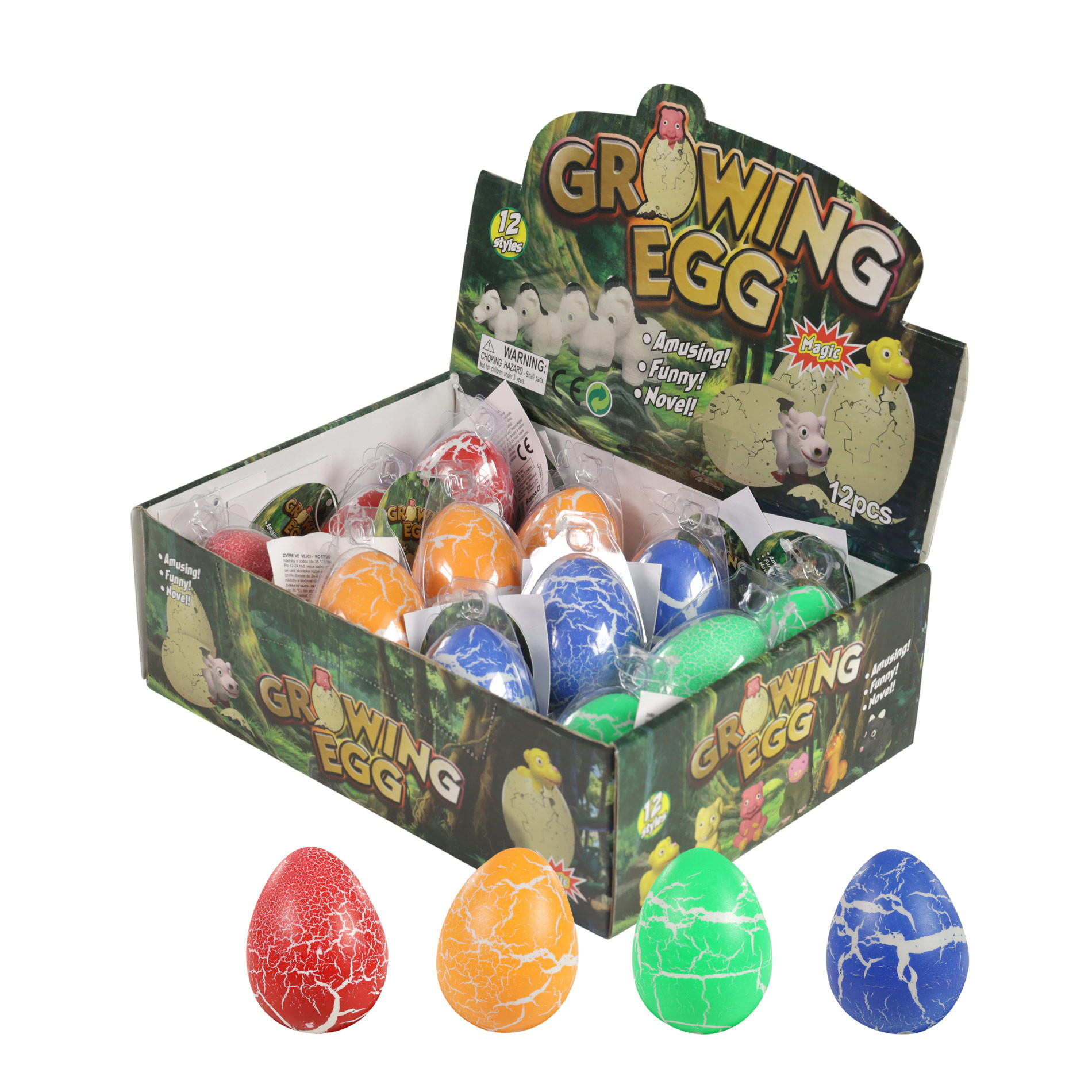 the animals growing in an egg