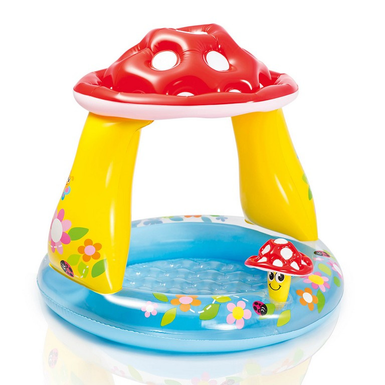 the inflatable pool w/ roof, toadstool