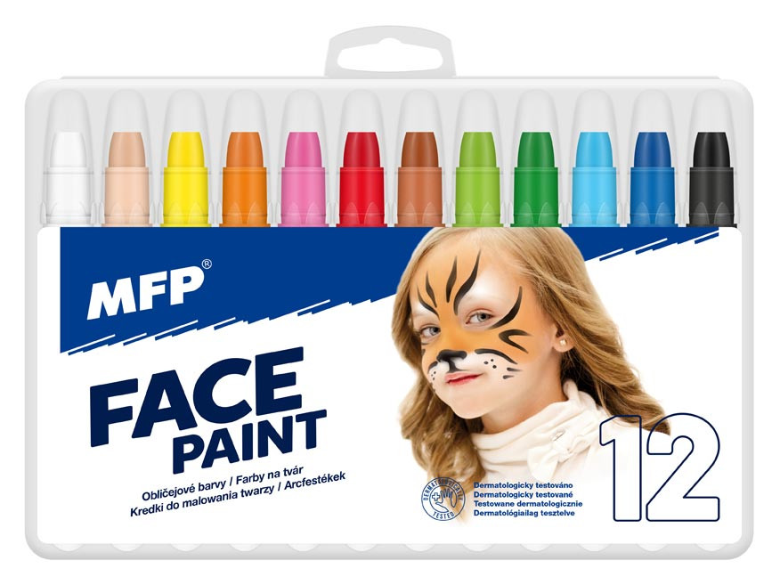 Face paints MFP 12 pcs set