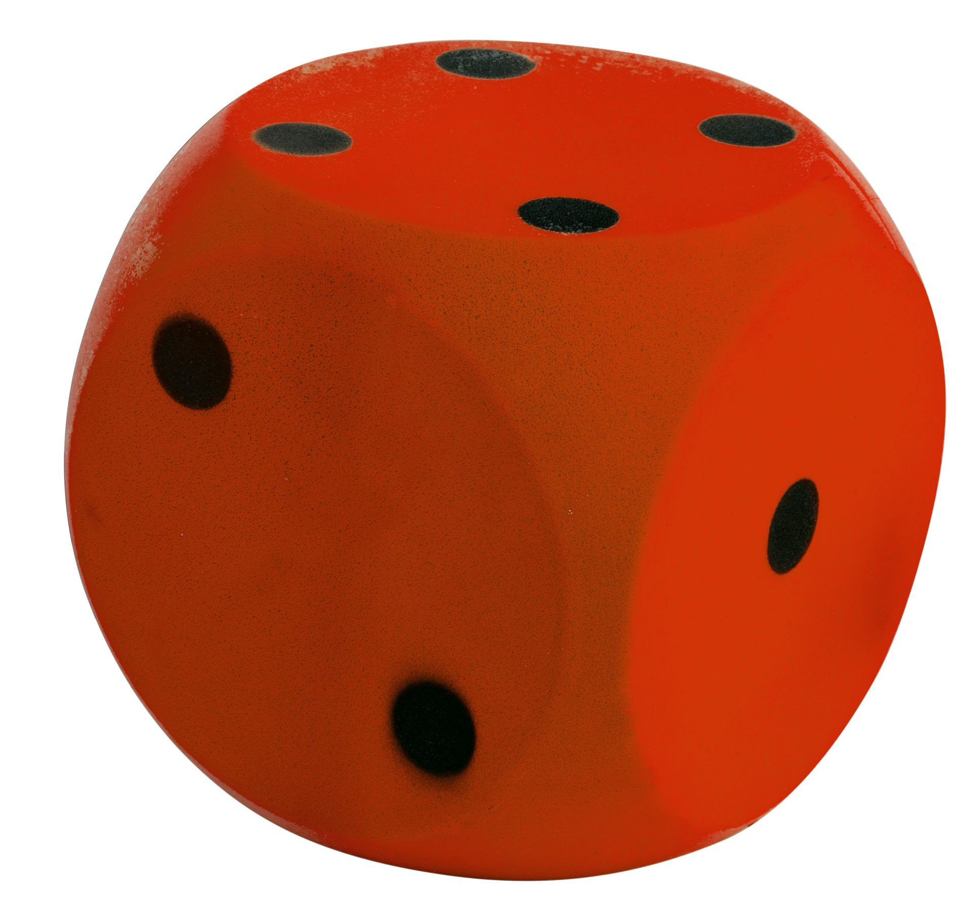 Androni Soft cube - size 10 cm red