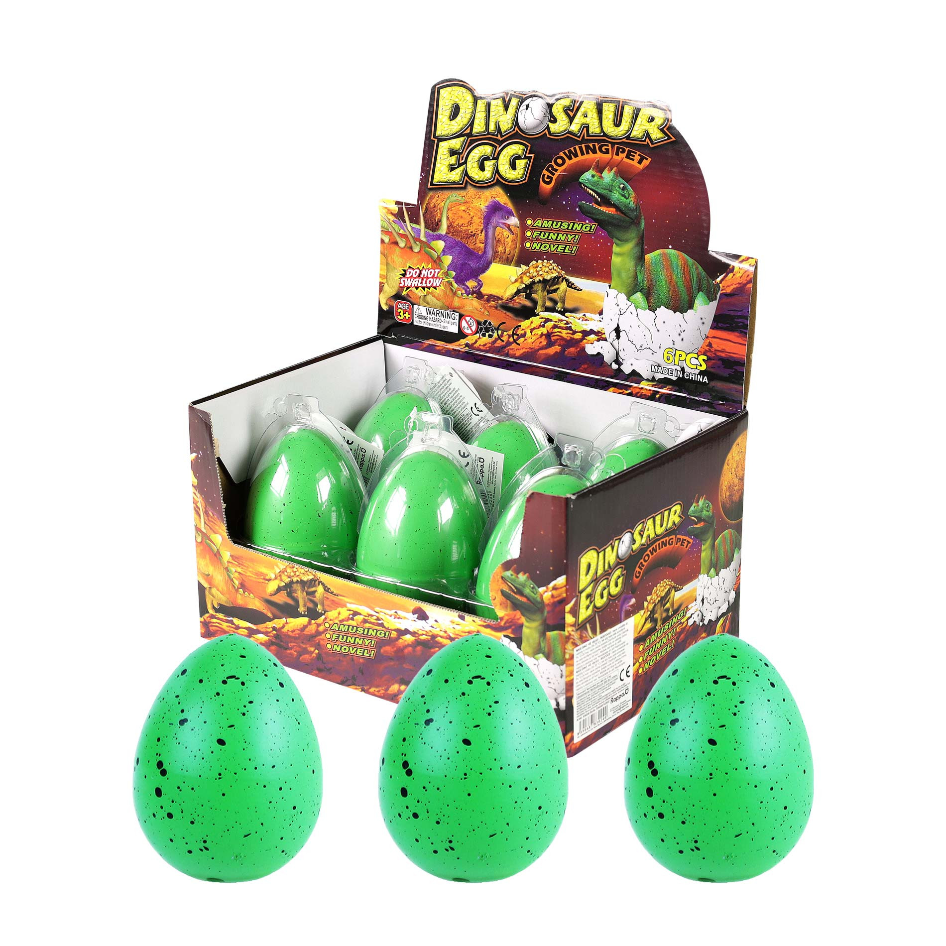 the growing dinosaur in egg, maxi
