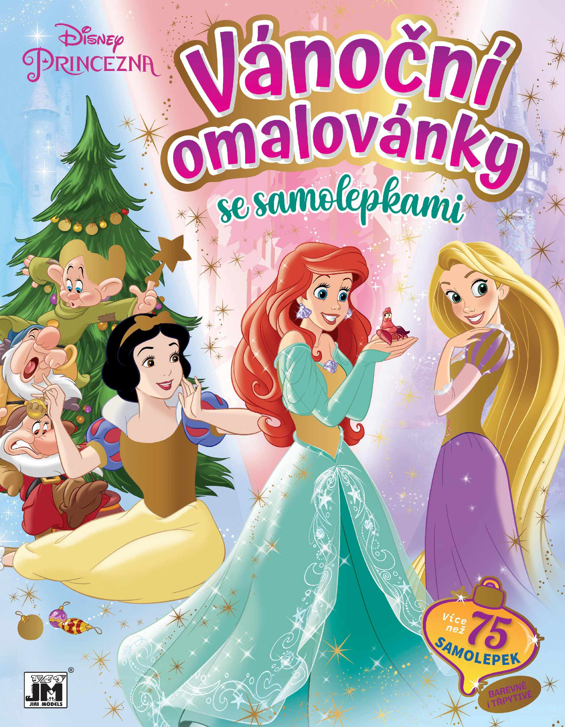 Christmas Princesses coloring page